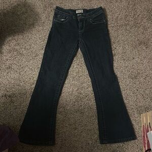 (Mudd) flared denim jeans. Used once, size 12R/small.